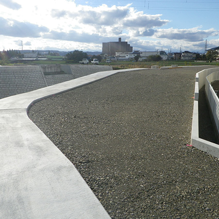 準用河川谷地堀改修工事