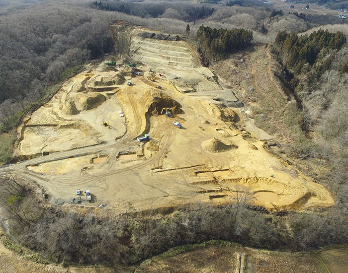 石坂山採取場　写真